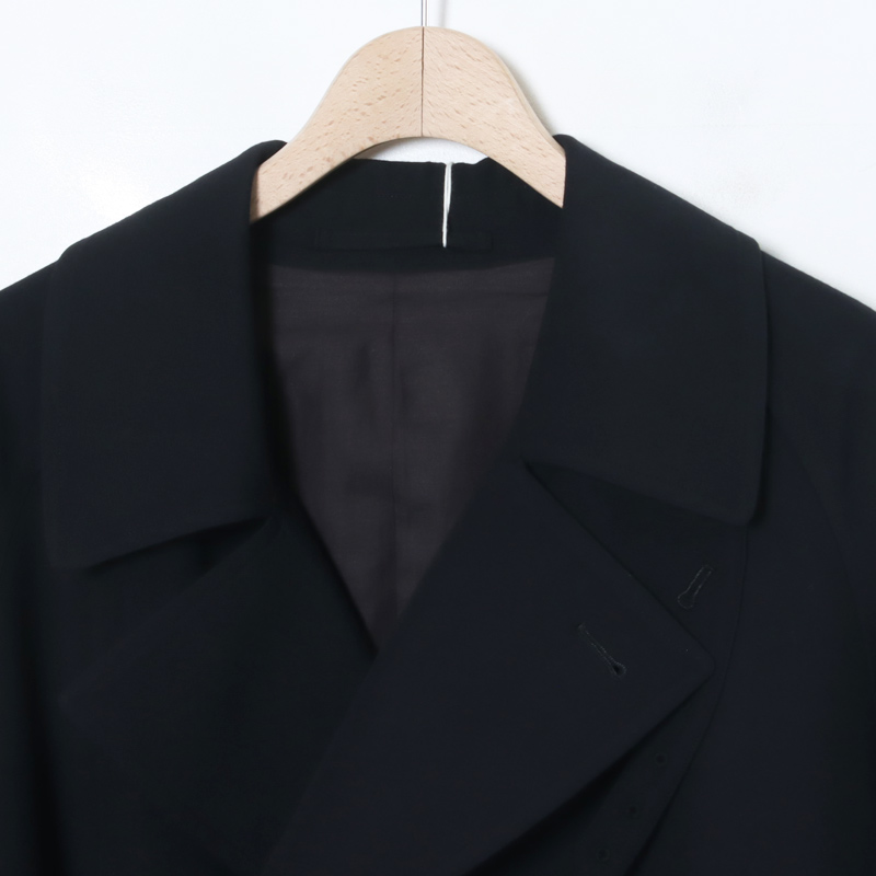 blurhms(֥顼ॹ) Wool Gabardine Trench Coat