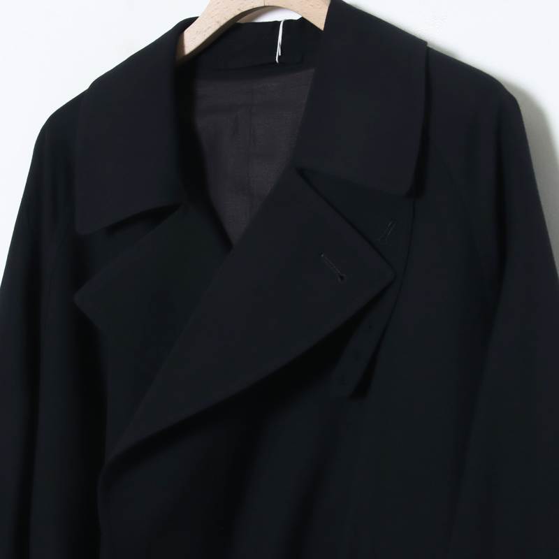 blurhms(֥顼ॹ) Wool Gabardine Trench Coat