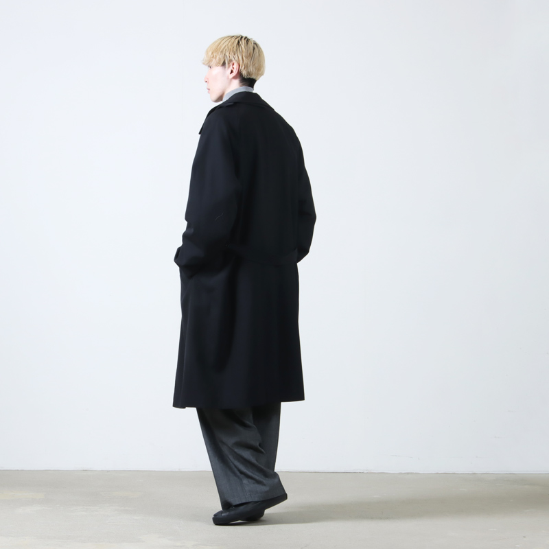 blurhms(֥顼ॹ) Wool Gabardine Trench Coat