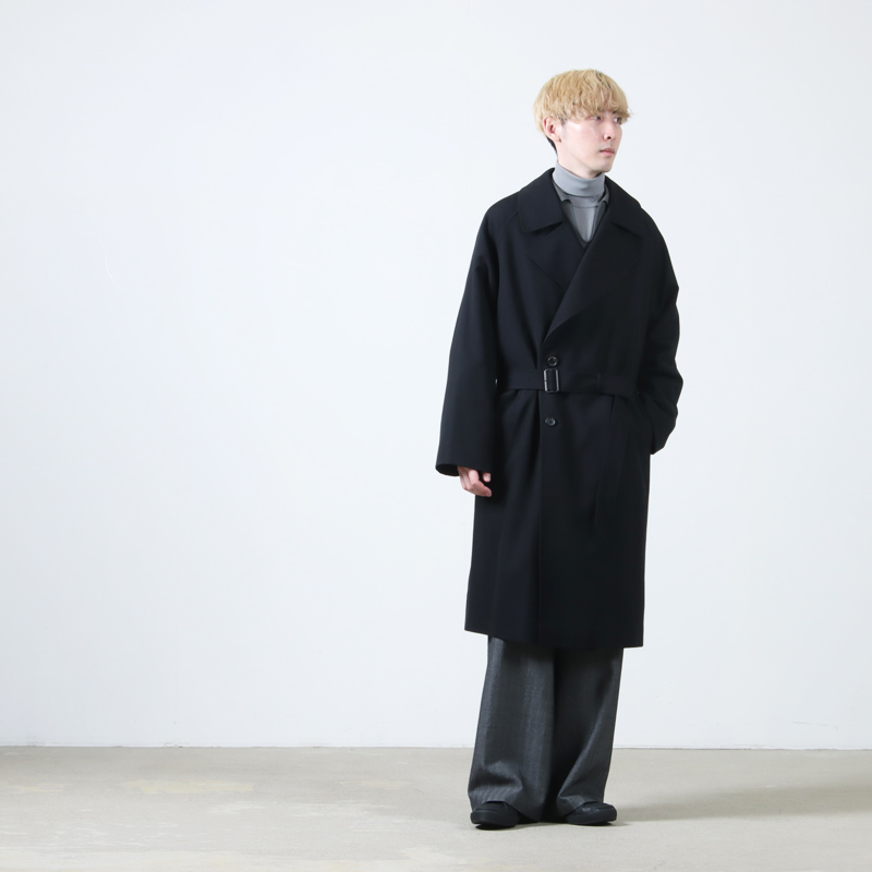 blurhms(֥顼ॹ) Wool Gabardine Trench Coat