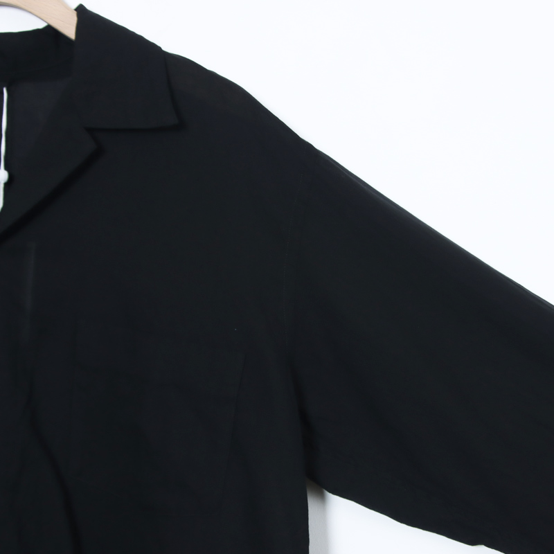 blurhms(�֥顼�ॹ) Silk-Co Voile Open-collar Shirt L/S