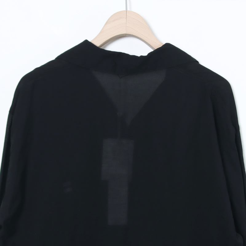 blurhms(�֥顼�ॹ) Silk-Co Voile Open-collar Shirt L/S