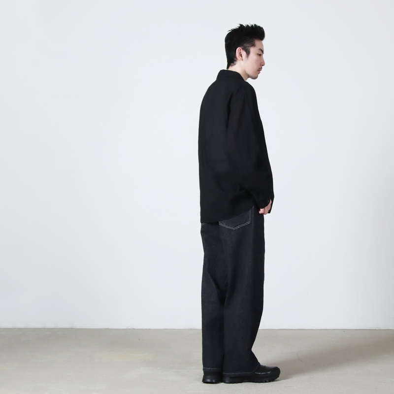 blurhms(�֥顼�ॹ) Silk-Co Voile Open-collar Shirt L/S