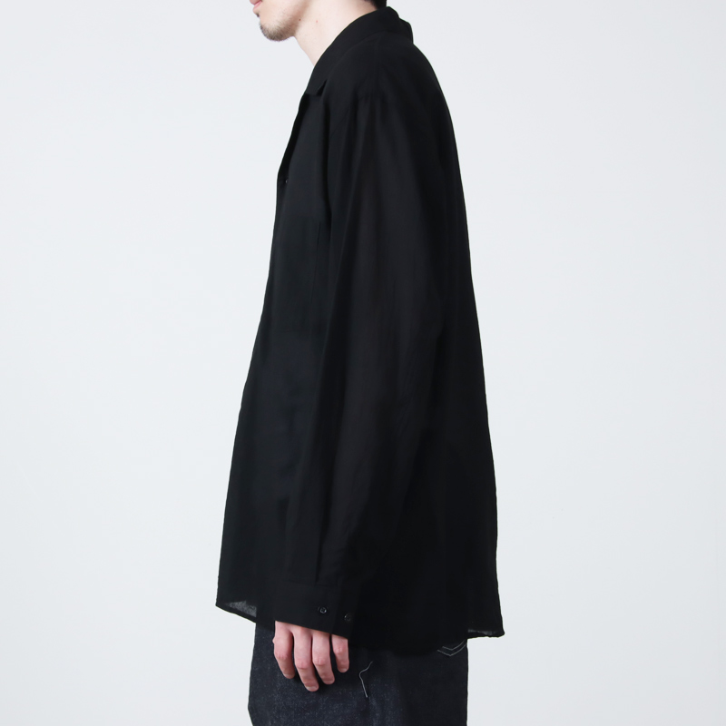 blurhms(�֥顼�ॹ) Silk-Co Voile Open-collar Shirt L/S