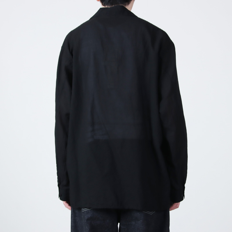 blurhms(�֥顼�ॹ) Silk-Co Voile Open-collar Shirt L/S