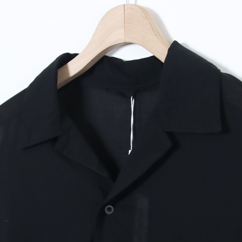 blurhms(�֥顼�ॹ) Silk-Co Voile Open-collar Shirt L/S
