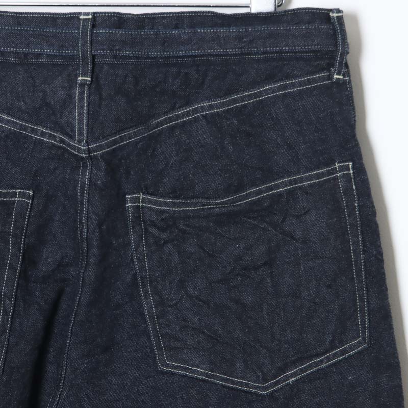 blurhms(�֥顼�ॹ) 12.9oz Denim Bias Belted Pants