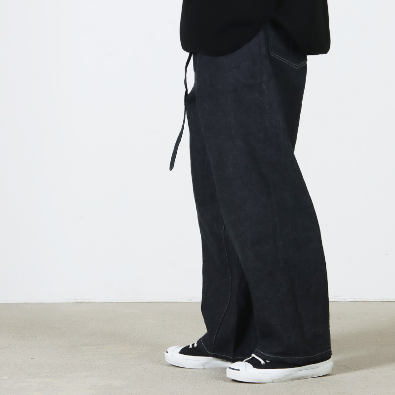 blurhms(�֥顼�ॹ) 12.9oz Denim Bias Belted Pants