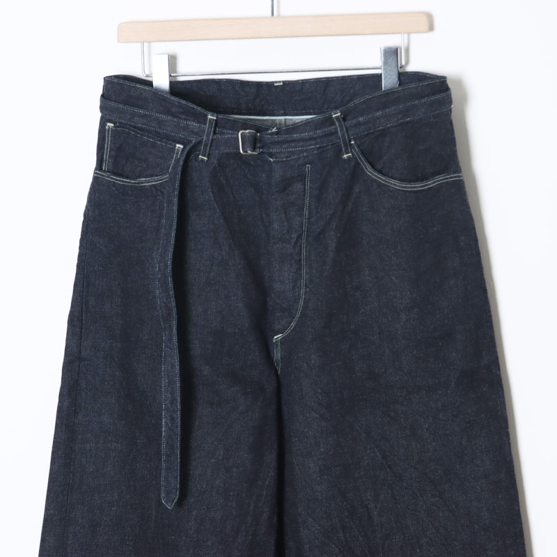 blurhms(�֥顼�ॹ) 12.9oz Denim Bias Belted Pants