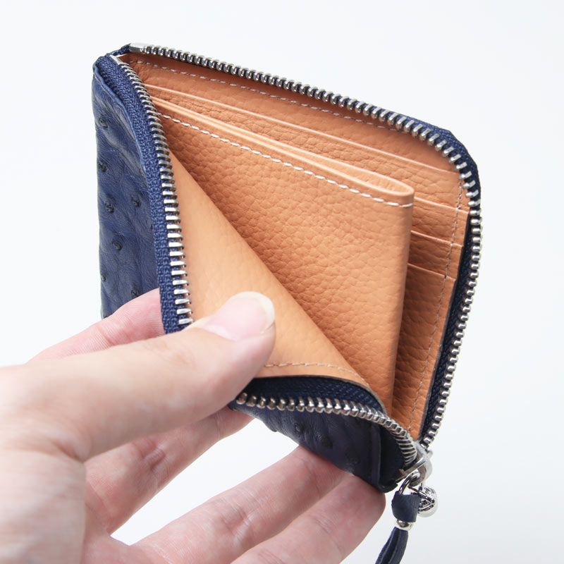BRU NA BOINNE(֥롼ʥܥ) Ostrich small wallet