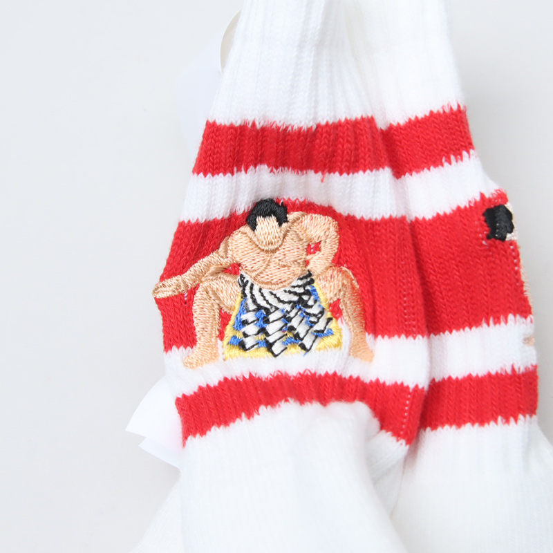 BRU NA BOINNE(�֥롼�ʥܥ���) Embroidery Skater Socks Sumo