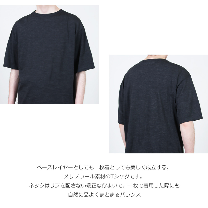 Caledoor(����ɥ���) Light Merino Wool T-Shirt