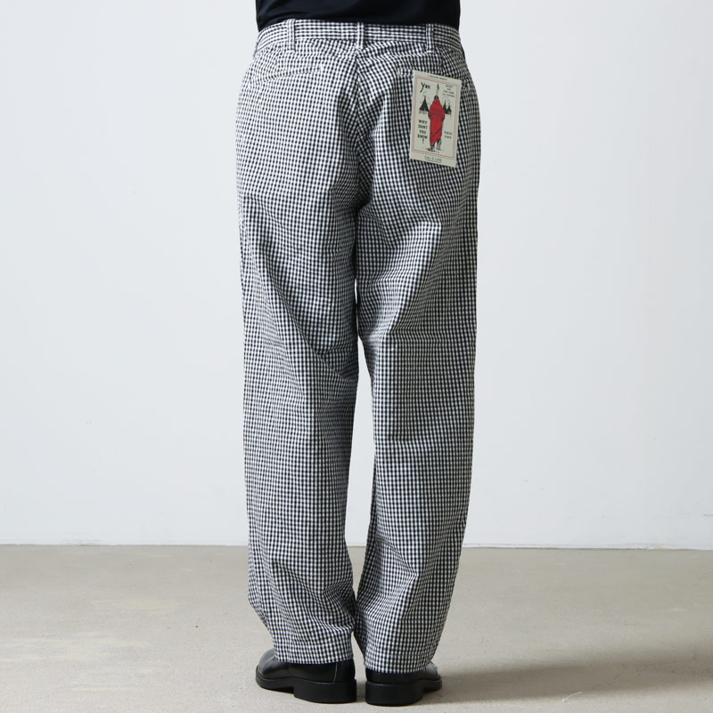 CAL O LINE(륪饤) 2TUCK LINEN PLAID PANTS