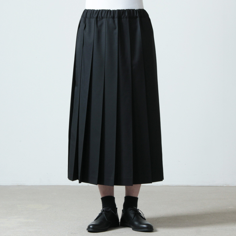 Charpentier de Vaisseau (シャルパンティエ ドゥ ヴェッソ) Brisa Wool Pleated Skirt Long /  プリーツスカートロング