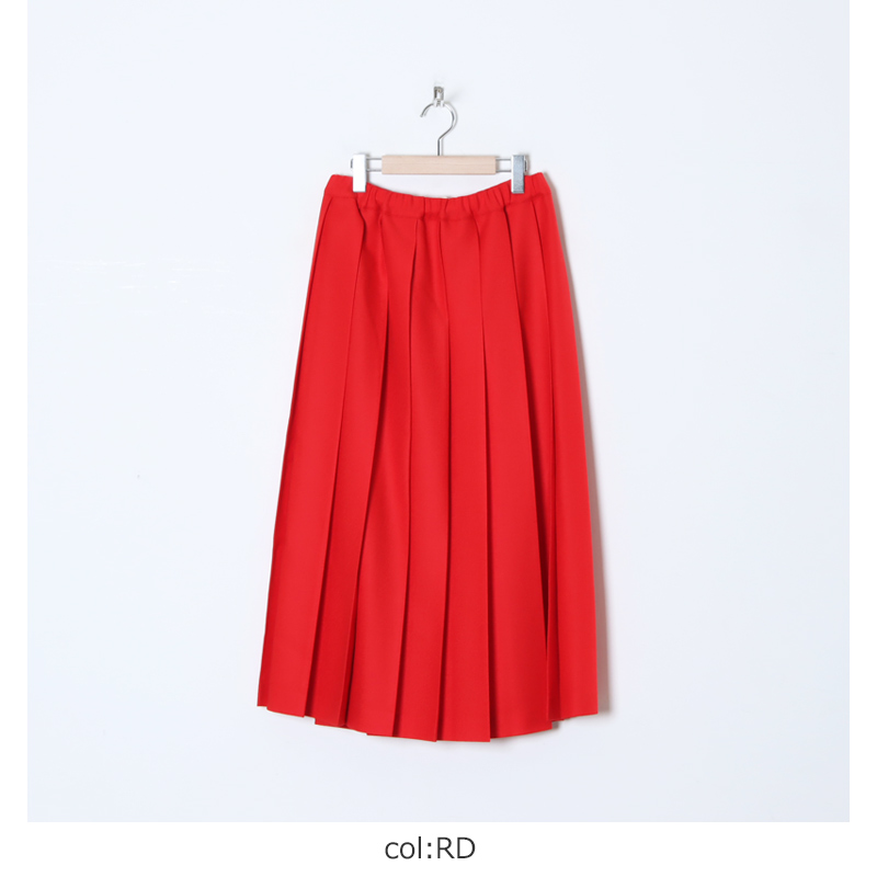 Charpentier de Vaisseau (シャルパンティエ ドゥ ヴェッソ) Brea Wool Pleated Skirt L-85 /  ウールプリーツスカート