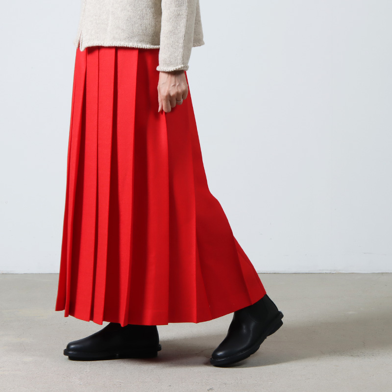 Charpentier de Vaisseau (シャルパンティエ ドゥ ヴェッソ) Brea Wool Pleated Skirt L-85 /  ウールプリーツスカート
