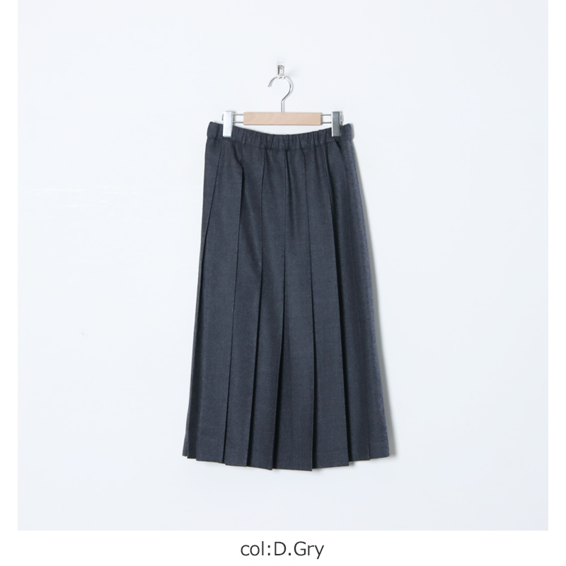 Charpentier de Vaisseau(ѥƥ ɥ å) Brisa Wool Pleated Skirt (L-77)