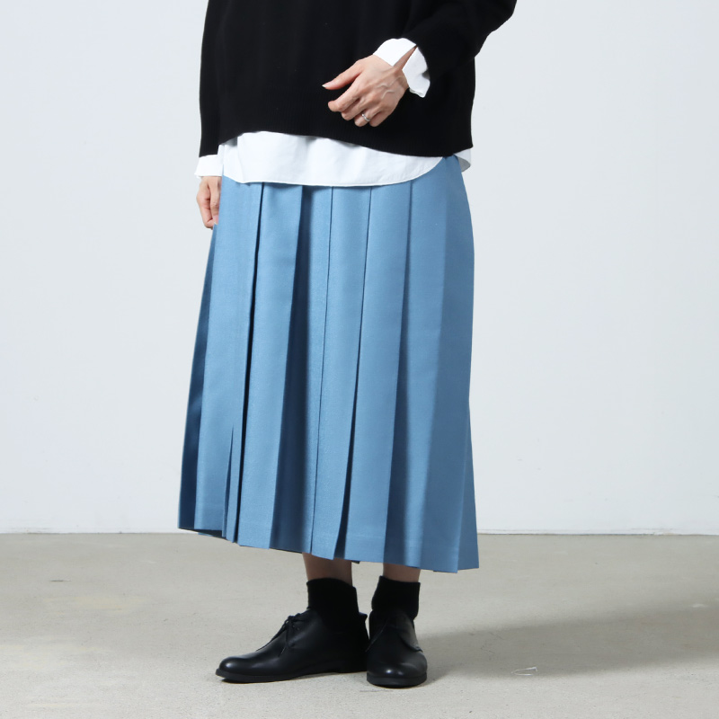 Charpentier de Vaisseau(ѥƥ ɥ å) Brisa Wool Pleated Skirt (L-77)