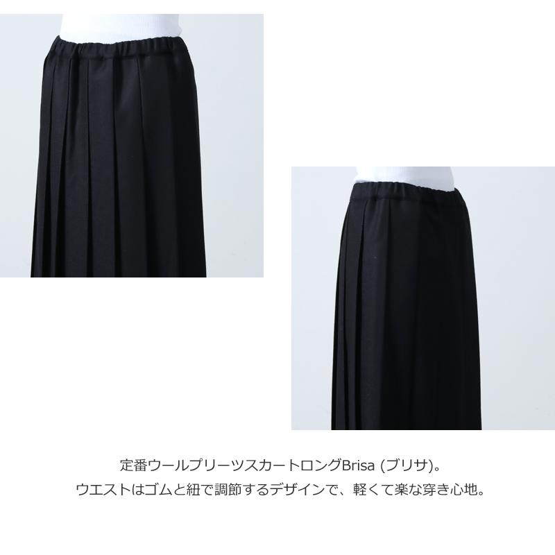 Charpentier de Vaisseau(ѥƥ ɥ å) Brisa Wool Pleated Skirt (L-77)