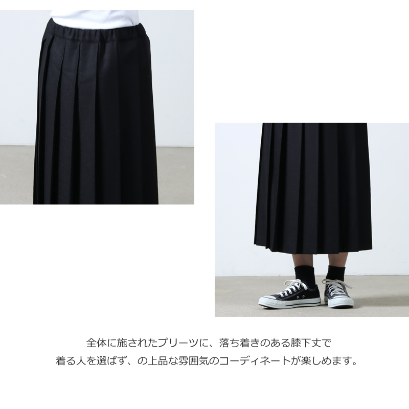 Charpentier de Vaisseau(ѥƥ ɥ å) Brisa Wool Pleated Skirt (L-77)