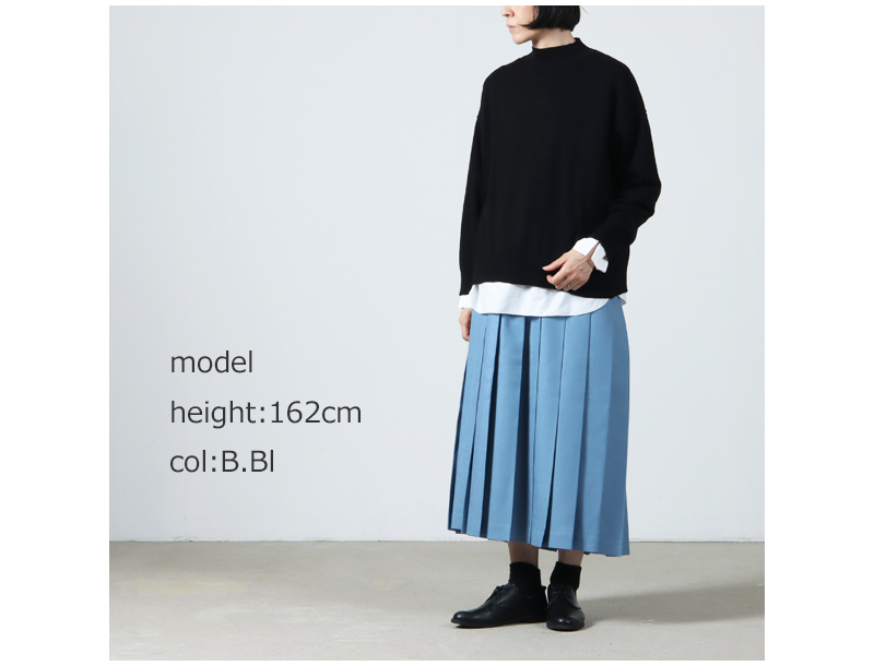 Charpentier de Vaisseau(ѥƥ ɥ å) Brisa Wool Pleated Skirt (L-77)