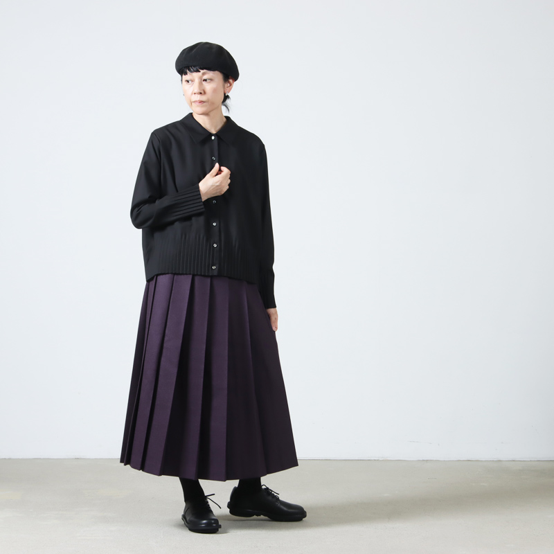 Charpentier de Vaisseau(ѥƥ ɥ å) Brisa Wool Pleated SkirtL-77