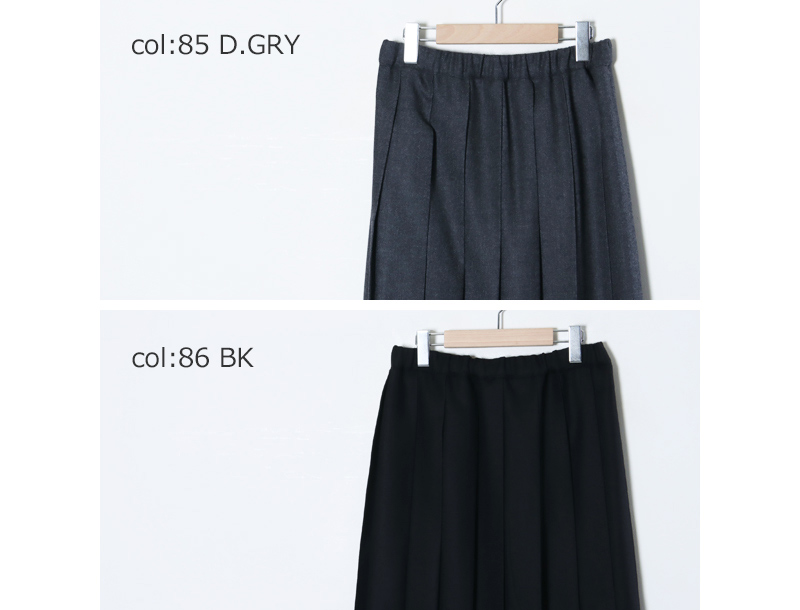 Charpentier de Vaisseau(ѥƥ ɥ å) Brisa Wool Pleated SkirtL-77