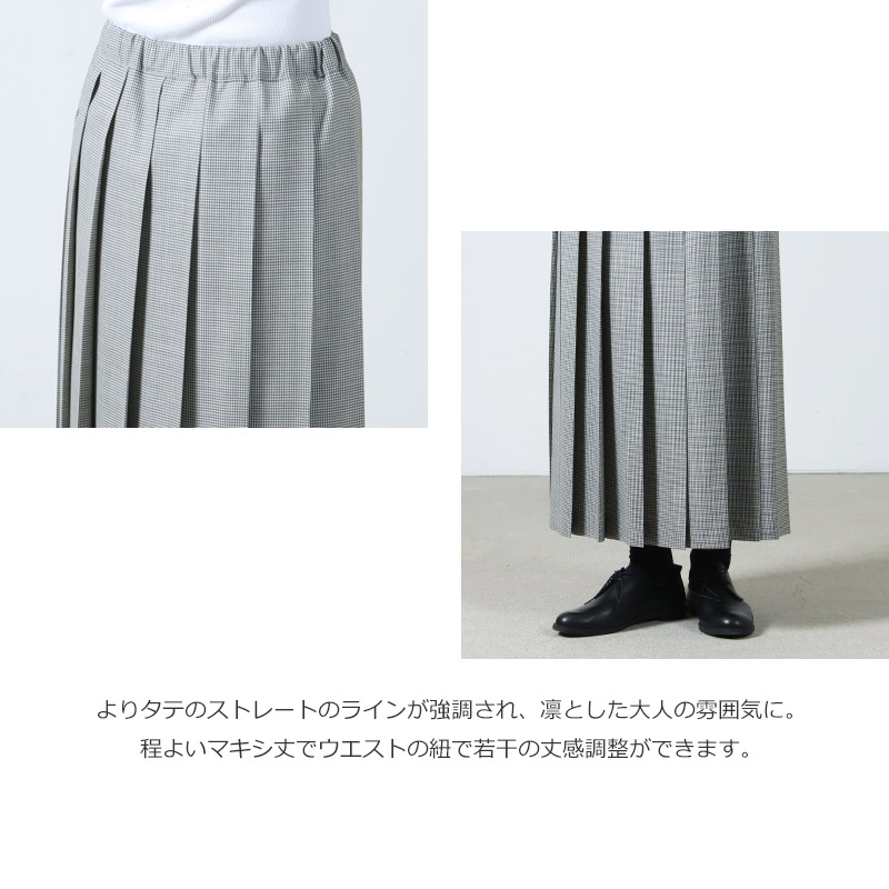 Charpentier de Vaisseau(�����ѥ�ƥ��� �ɥ� �����å�) Brea SW Pleated Skirt L-85