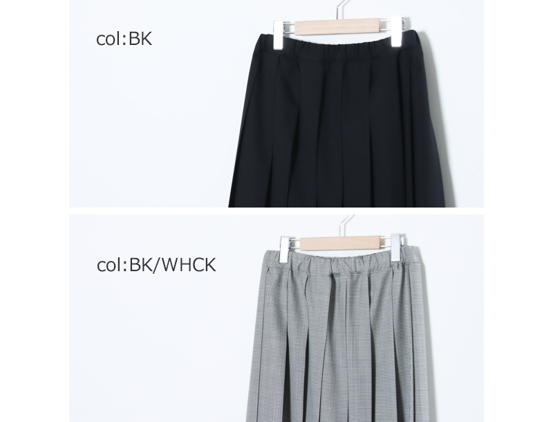 Charpentier de Vaisseau(�����ѥ�ƥ��� �ɥ� �����å�) Brea SW Pleated Skirt L-85