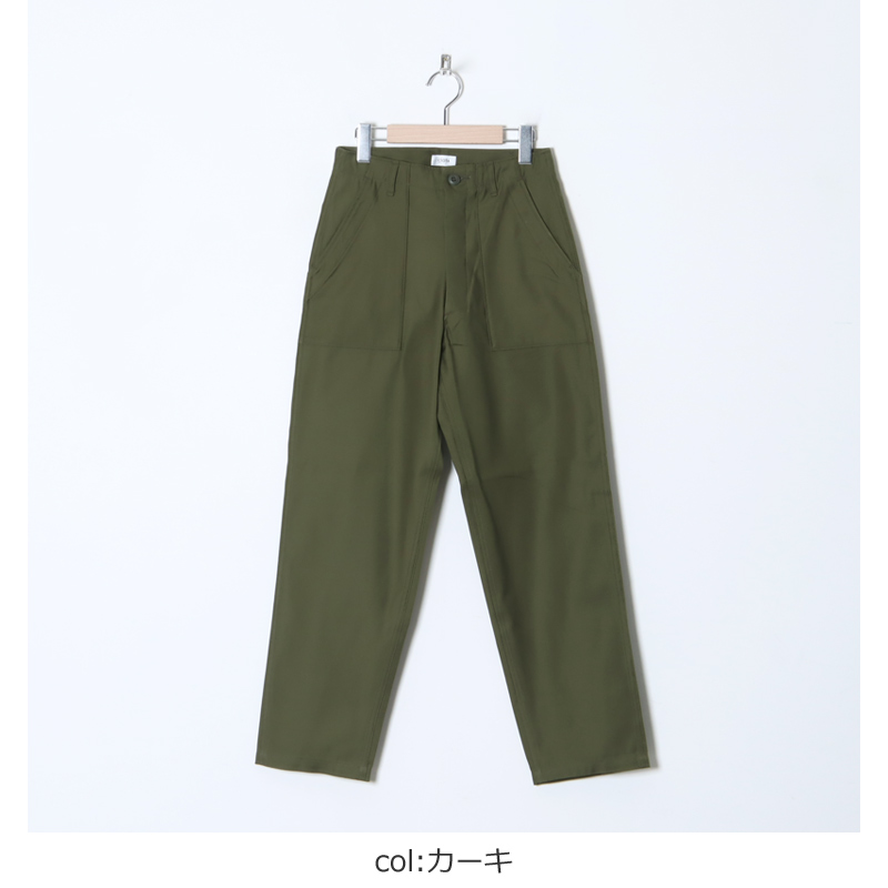 新作豊富な【新品】CIOTA 21ss スビンコットンバックサテンベイカーパンツ サイズ6 パンツ