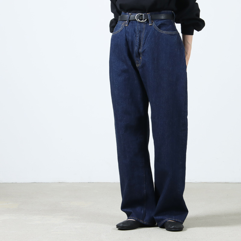 CIOTA() High-rise 5 Pocket Pants NavyOne Wash