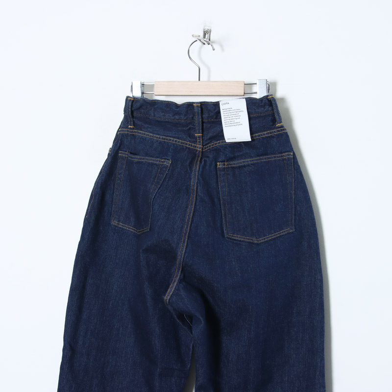 CIOTA() High-rise 5 Pocket Pants NavyOne Wash