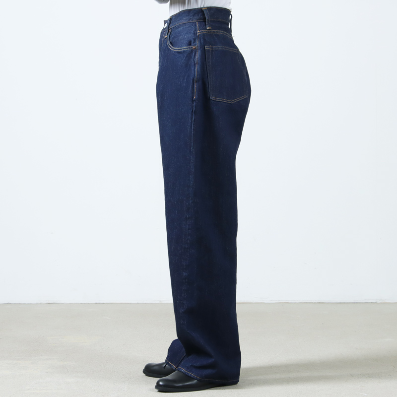 CIOTA() High-rise 5 Pocket Pants NavyOne Wash