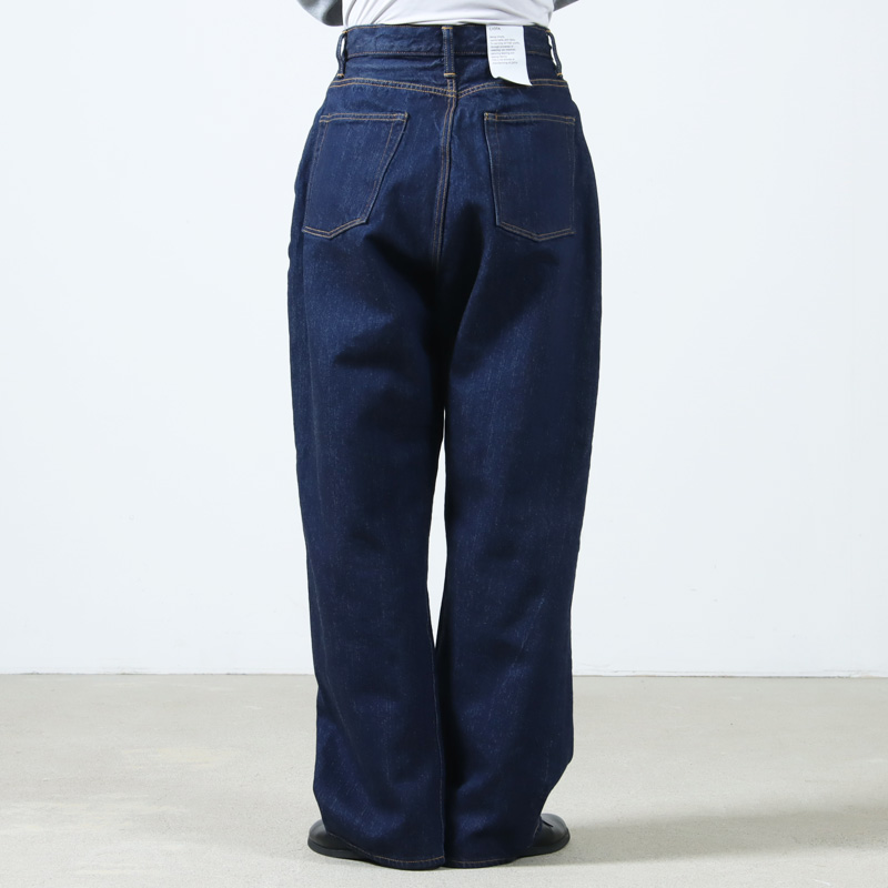 CIOTA() High-rise 5 Pocket Pants NavyOne Wash