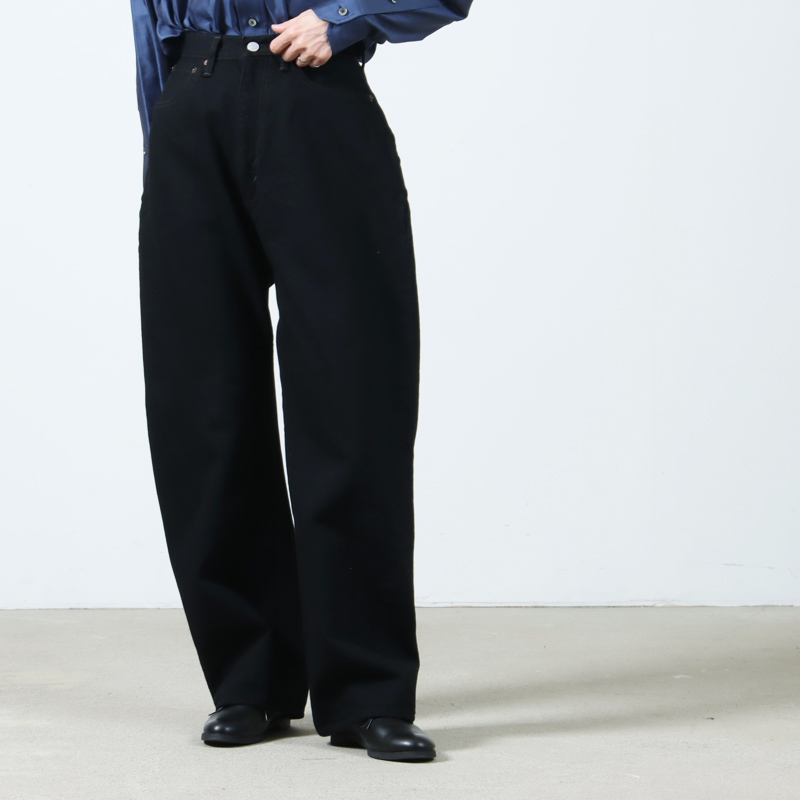 CIOTA() High-rise 5 Pocket Pants BlackOne Wash