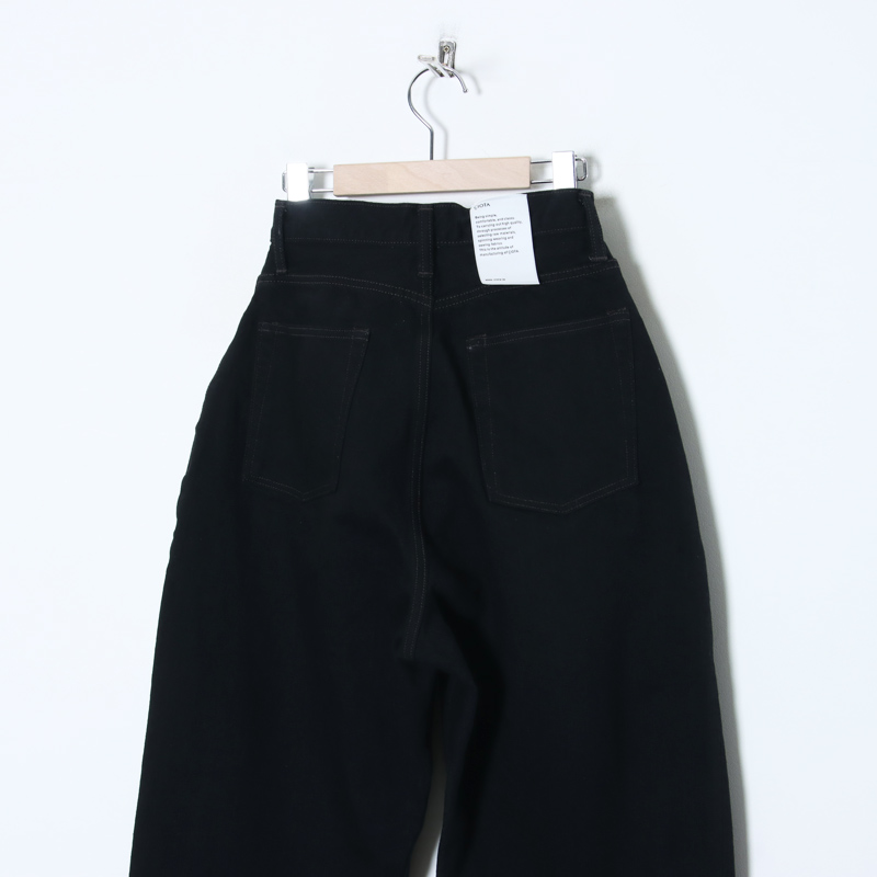 CIOTA() High-rise 5 Pocket Pants BlackOne Wash