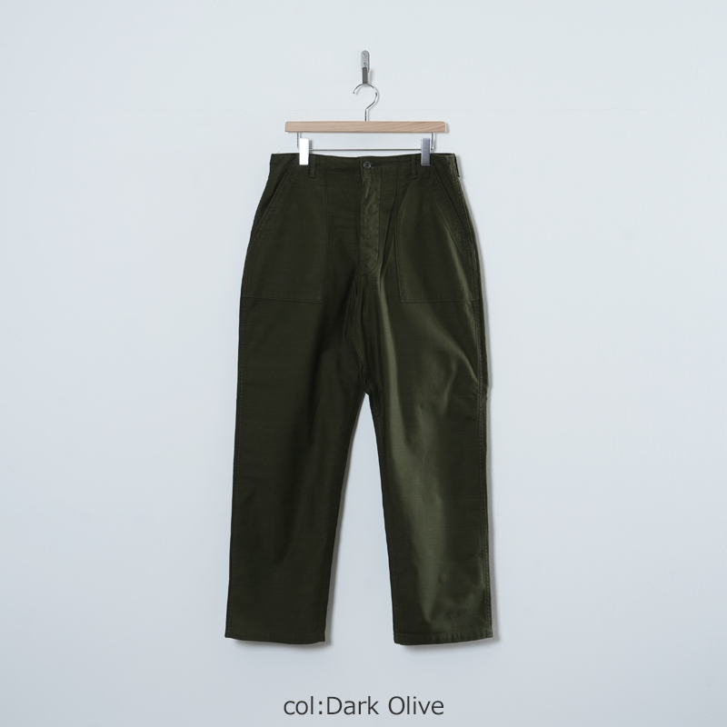 CIOTA(������) Cotton Back-Sateen Baker Pants (Wide Tapered)(One Wash)