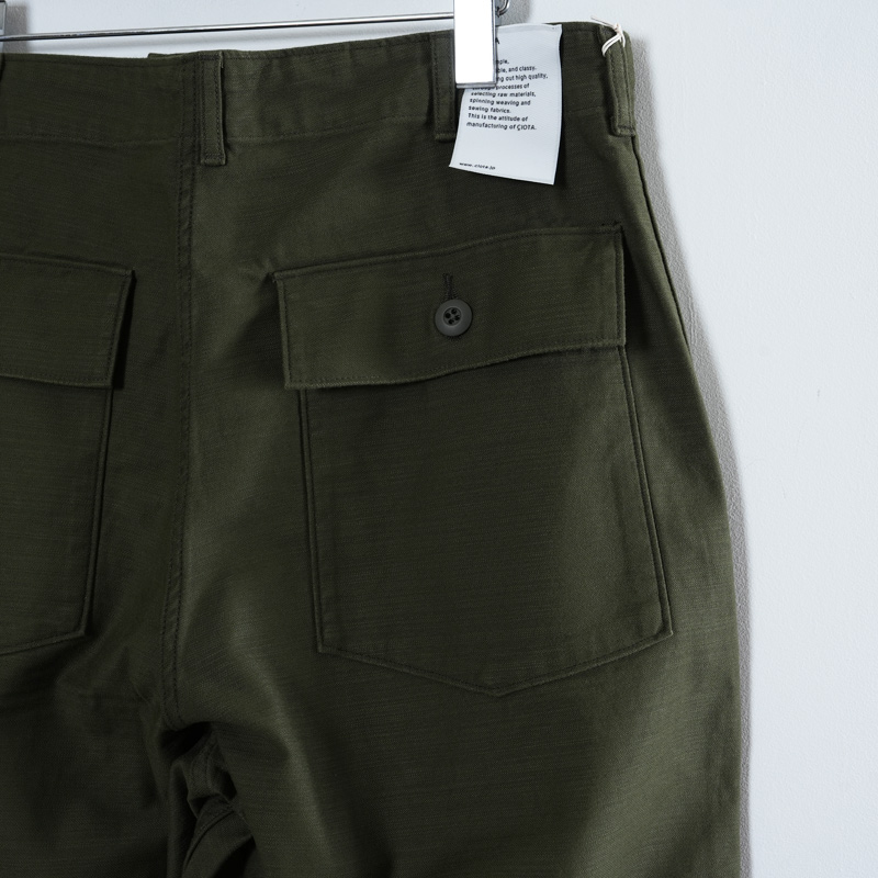 CIOTA(������) Cotton Back-Sateen Baker Pants (Wide Tapered)(One Wash)