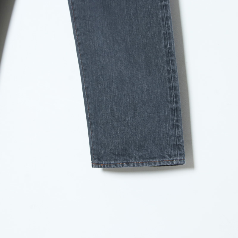 CIOTA (シオタ) グレー スビンコットン 13,5oz ストレートデニム