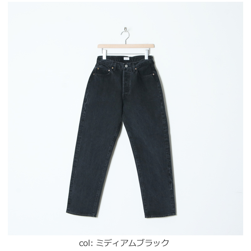 パンツ最終値下げ！ciota シオタ　13.5OZ ストレートデニム　黒34インチ