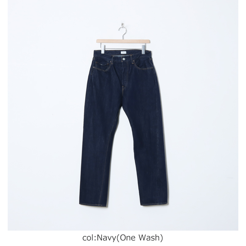 CIOTA (シオタ) Straight 5 Pocket Pants Navy One Wash / ストレート5ポケットパンツ ネイビー  ワンウォッシュ