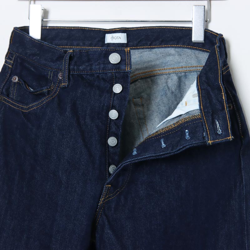 CIOTA() Straight 5 Pocket Pants Navy One Wash