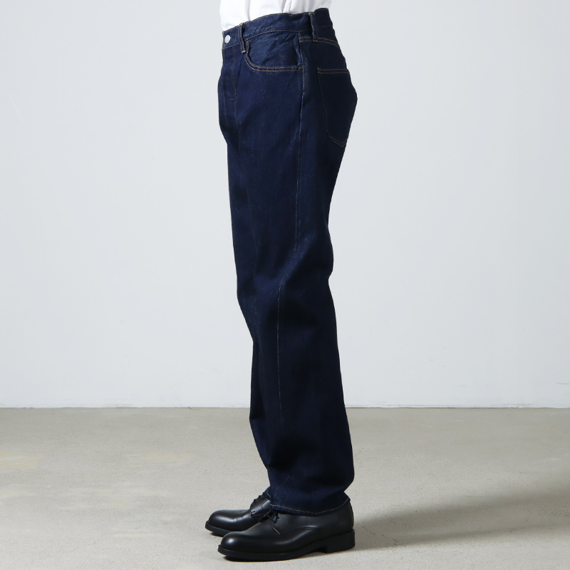 CIOTA (シオタ) Straight 5 Pocket Pants Navy One Wash / ストレート5 ...