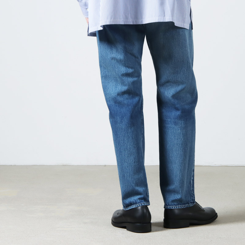 CIOTA() Straight 5 Pocket Pants Medium Dark Blue Damage