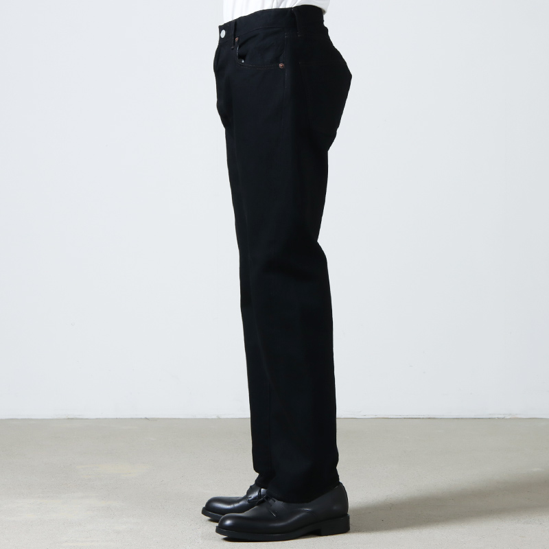 CIOTA() Straight 5 Pocket Pants Black One Wash