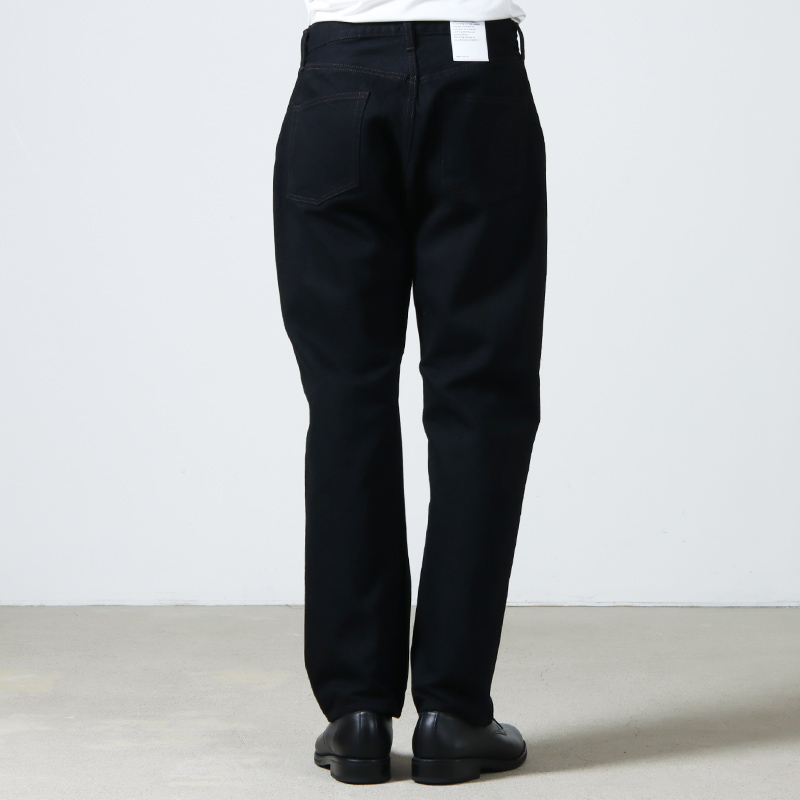 CIOTA (シオタ) Straight 5 Pocket Pants Black One Wash / ストレート