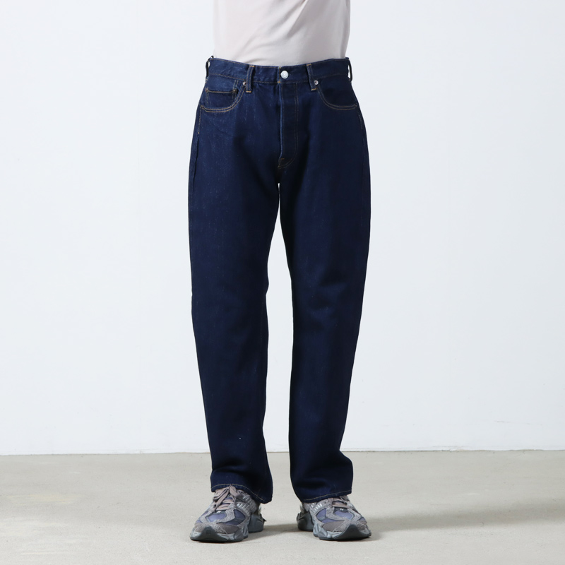 CIOTA (シオタ) Straight 5 Pocket Pants（Real Indigo）Navy One Wash /  本藍スビン13.5ozストレードデニム