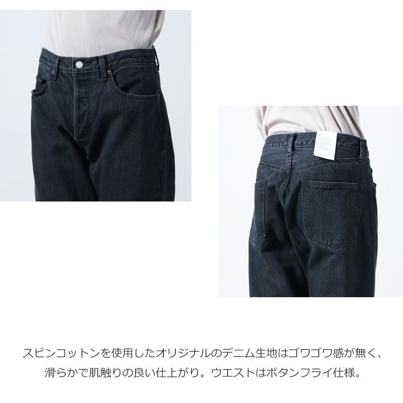 CIOTA() Straight 5 Pocket Pants Medium Black