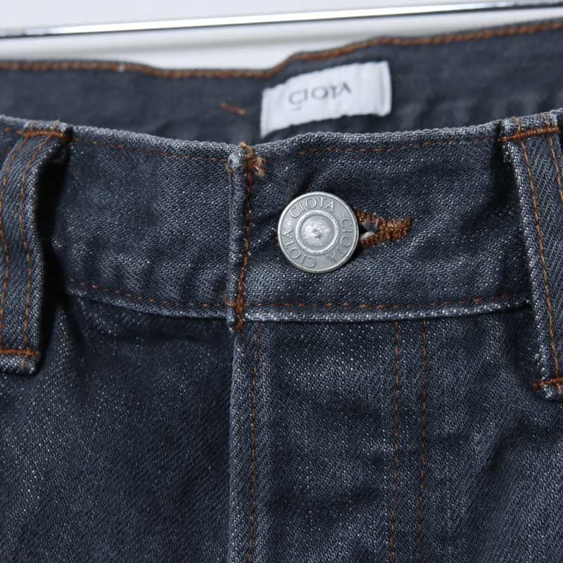 CIOTA() Straight 5 Pocket Pants Medium Gray