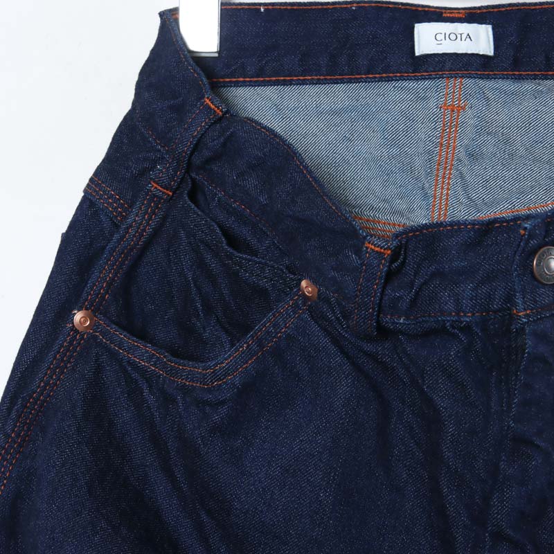 CIOTA() Denim Painter Pants Navy One Wash